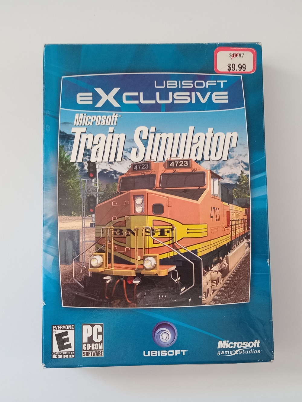 Microsoft Train Simulator PC CD-ROM 2-Disc Ubisoft Exclusive VG